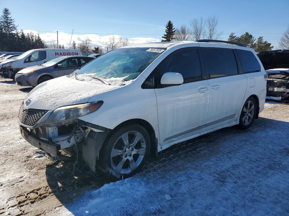2011 Toyota Sienna მანქანა იყიდება აუქციონზე, vin: 5TDXK3DC7BS099320, აუქციონის ნომერი: 76557535
