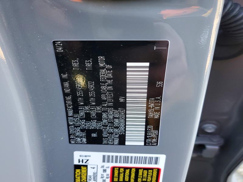 2024 Lexus Tx მანქანა იყიდება აუქციონზე, vin: 5TDABAB68RS004927, აუქციონის ნომერი: 75026805