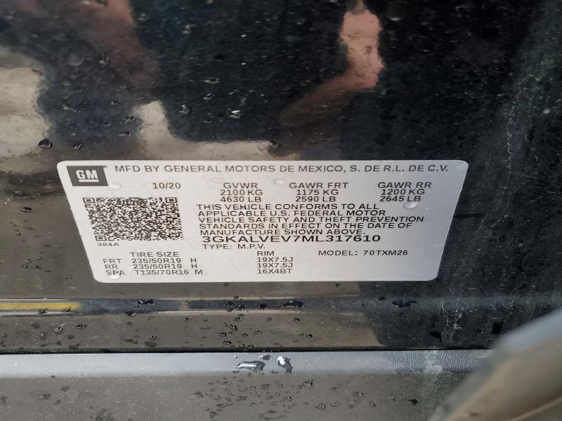 Aukcja sprzedaży 2021 Gmc Terrain, vin: 3GKALVEV7ML317610, numer aukcji: 78048115