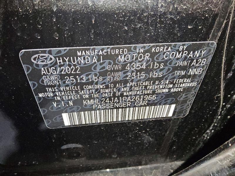 Aukcja sprzedaży 2023 Hyundai Sonata, vin: KMHL24JA1PA261966, numer aukcji: 78675755