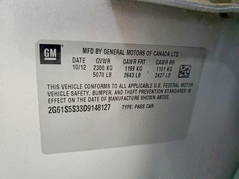 Продажа на аукционе авто 2013 Cadillac Xts, vin: 2G61S5S33D9148127, номер лота: 79038175