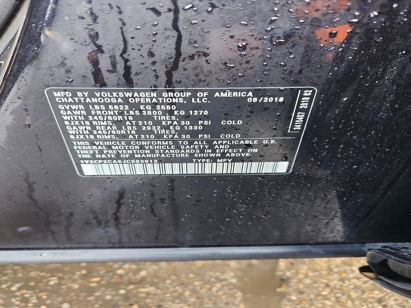 Продажа на аукционе авто 2018 Volkswagen Atlas, vin: 1V2CP2CA5JC593913, номер лота: 78346045