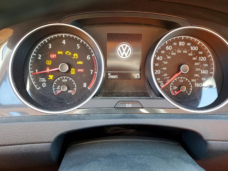75815355 :رقم المزاد ، 3VWG57AU1LM009623 vin ، 2020 Volkswagen Golf مزاد بيع