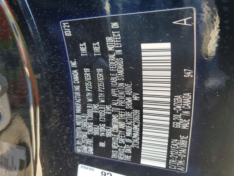 Продажа на аукционе авто 2021 Lexus Rx, vin: 2T2AZMAA8MC206098, номер лота: 76751215
