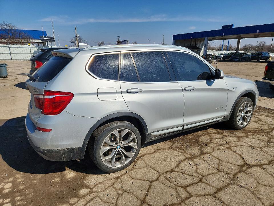 2017 Bmw X3 მანქანა იყიდება აუქციონზე, vin: 5UXWX9C58H0T07279, აუქციონის ნომერი: 79382205