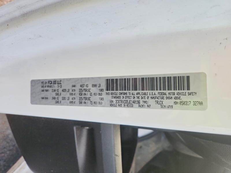 Продаж на аукціоні авто 2018 Ram Promaster, vin: 3C6TRVCG5JE140196, номер лоту: 75416145