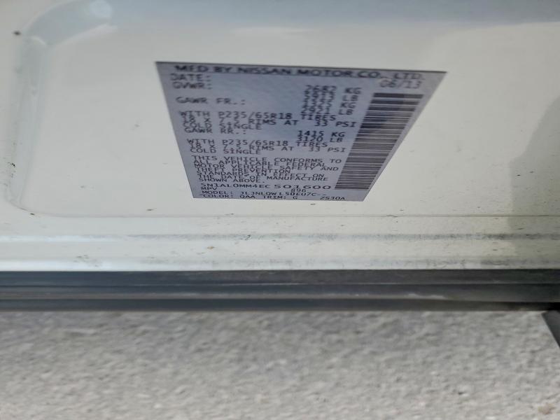 2014 Infiniti Qx60 მანქანა იყიდება აუქციონზე, vin: 5N1AL0MM4EC501600, აუქციონის ნომერი: 77405205