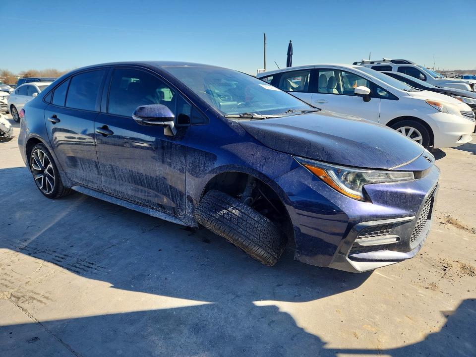 75827575 :رقم المزاد ، 5YFS4MCE3MP086833 vin ، 2021 Toyota Corolla مزاد بيع