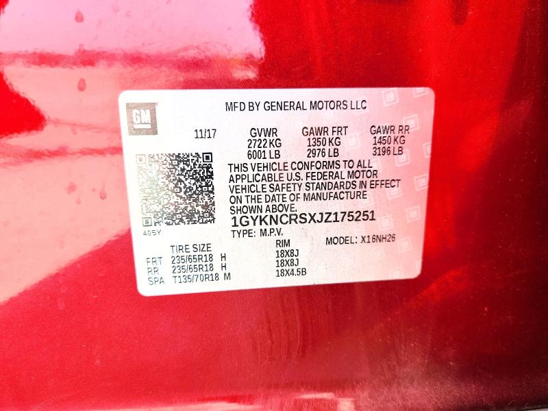 Продаж на аукціоні авто 2018 Cadillac Xt5, vin: 1GYKNCRSXJZ175251, номер лоту: 78548235