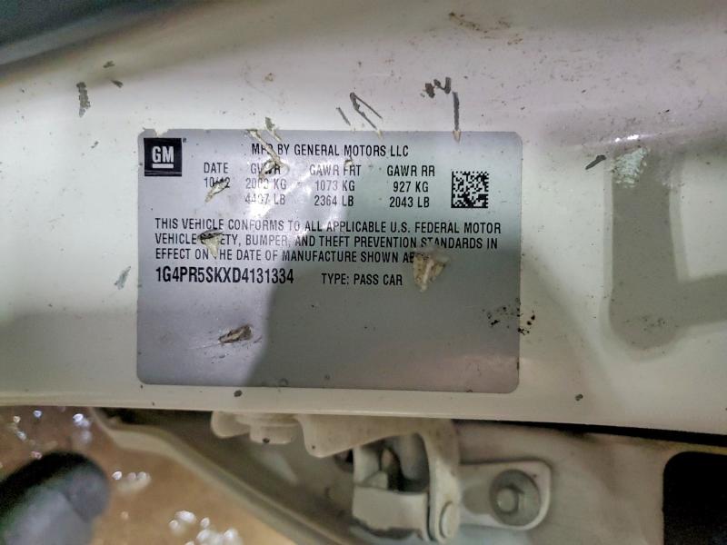 Продаж на аукціоні авто 2013 Buick Verano, vin: 1G4PR5SKXD4131334, номер лоту: 77532075