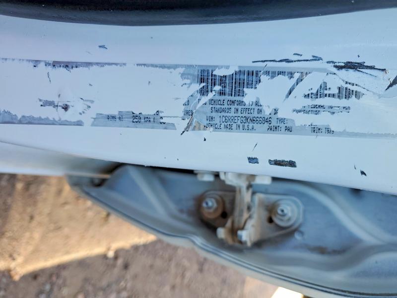 78517665 :رقم المزاد ، 1C6RREFG3KN666846 vin ، 2019 Ram 1500 مزاد بيع