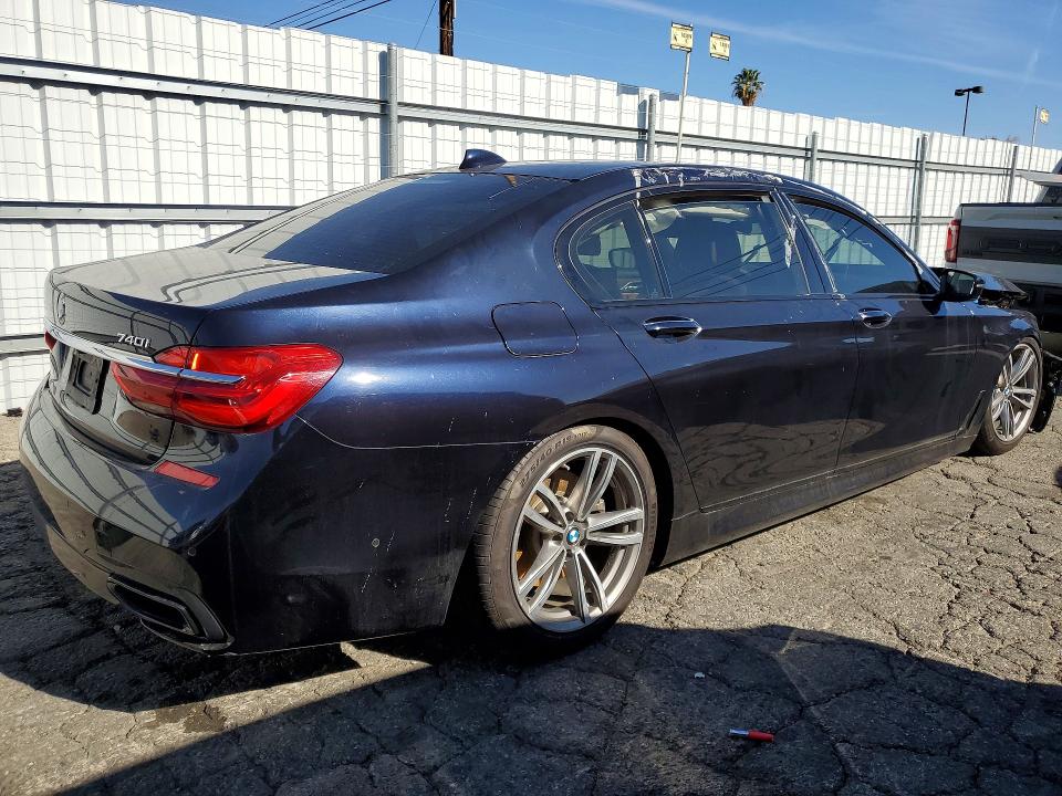 2017 Bmw 740 მანქანა იყიდება აუქციონზე, vin: WBA7E2C52HG739597, აუქციონის ნომერი: 77327725