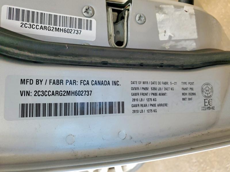 78170725 :رقم المزاد ، 2C3CCARG2MH602737 vin ، 2021 Chrysler 300 مزاد بيع