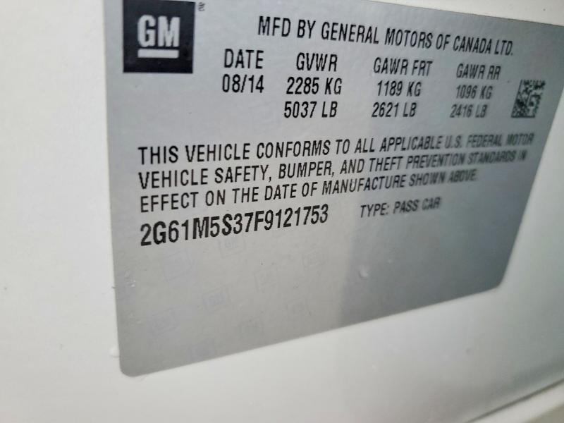 Продажа на аукционе авто 2015 Cadillac Xts, vin: 2G61M5S37F9121753, номер лота: 77551965