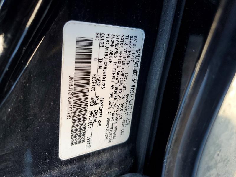 75454135 :رقم المزاد ، JN1BJ1CP8JW101793 vin ، 2018 Nissan Rogue Sport مزاد بيع