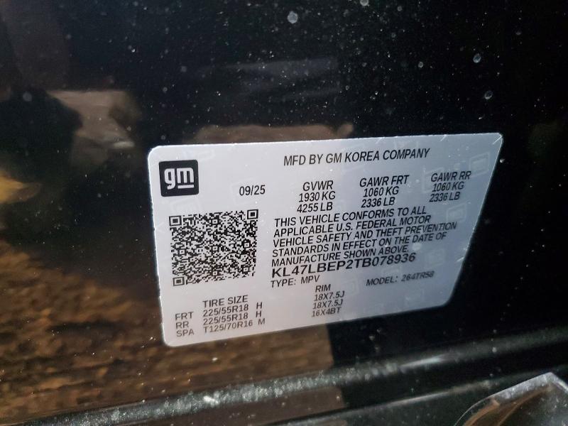 Aukcja sprzedaży 2026 Buick Envista, vin: KL47LBEP2TB078936, numer aukcji: 76547645