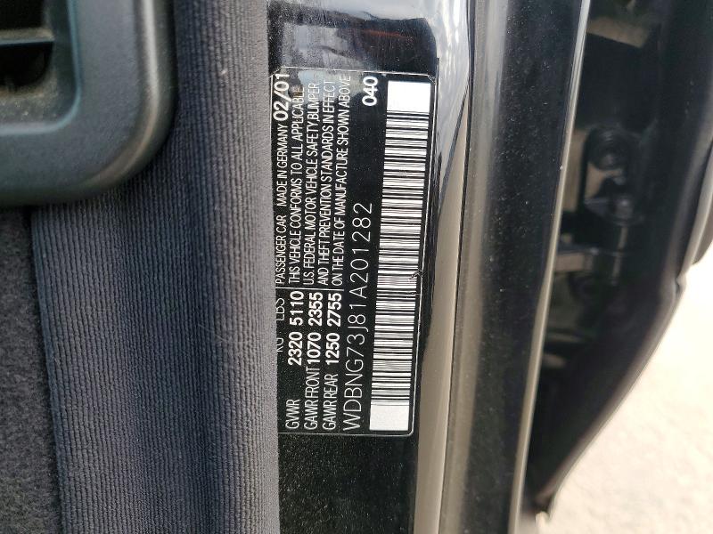 2001 Mercedes-benz S მანქანა იყიდება აუქციონზე, vin: WDBNG73J81A201282, აუქციონის ნომერი: 76631775