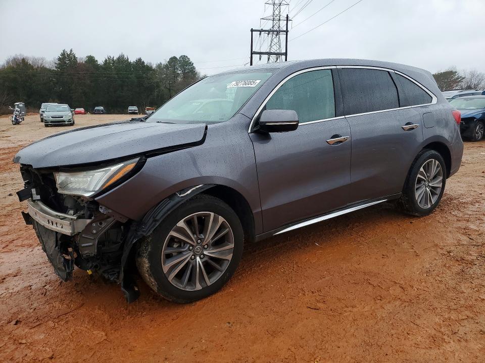 79276085 :رقم المزاد ، 5J8YD3H52JL003041 vin ، 2018 Acura Mdx مزاد بيع