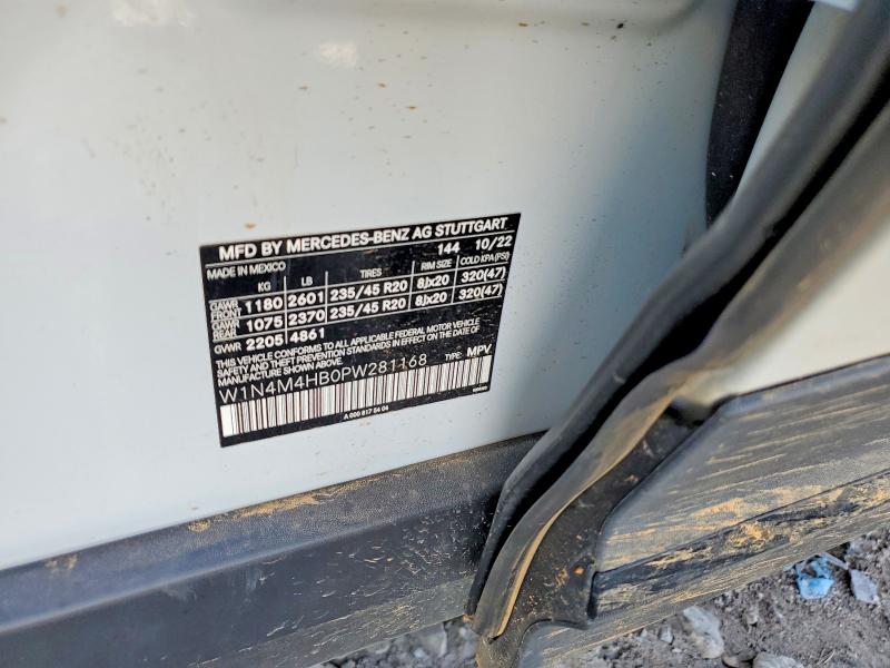 77872235 :رقم المزاد ، W1N4M4HB0PW281168 vin ، 2023 Mercedes-benz Glb مزاد بيع