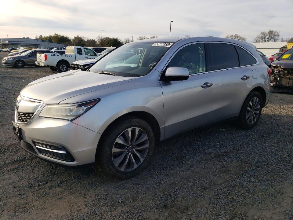 77716135 :رقم المزاد ، 5FRYD4H46FB027010 vin ، 2015 Acura Mdx مزاد بيع