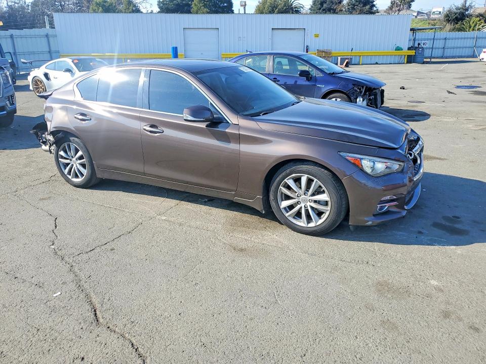 2014 Infiniti Q50 მანქანა იყიდება აუქციონზე, vin: JN1BV7AP3EM676928, აუქციონის ნომერი: 75507355