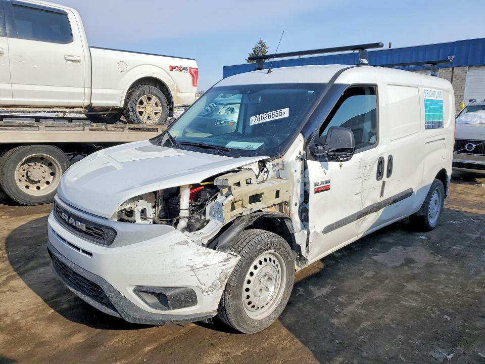 76626655 :رقم المزاد ، ZFBHRFAB4N6X53114 vin ، 2022 Ram Promaster مزاد بيع