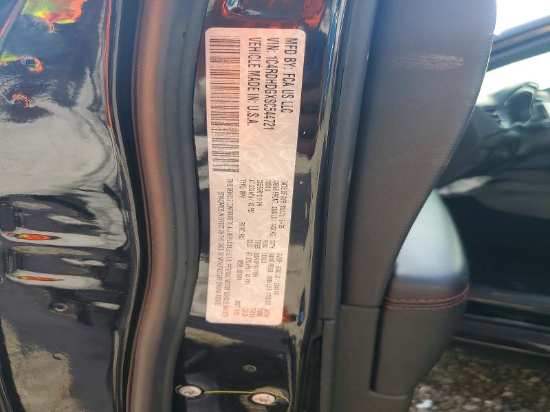77928975 :رقم المزاد ، 1C4RDHDGXSC544721 vin ، 2025 Dodge Durango مزاد بيع
