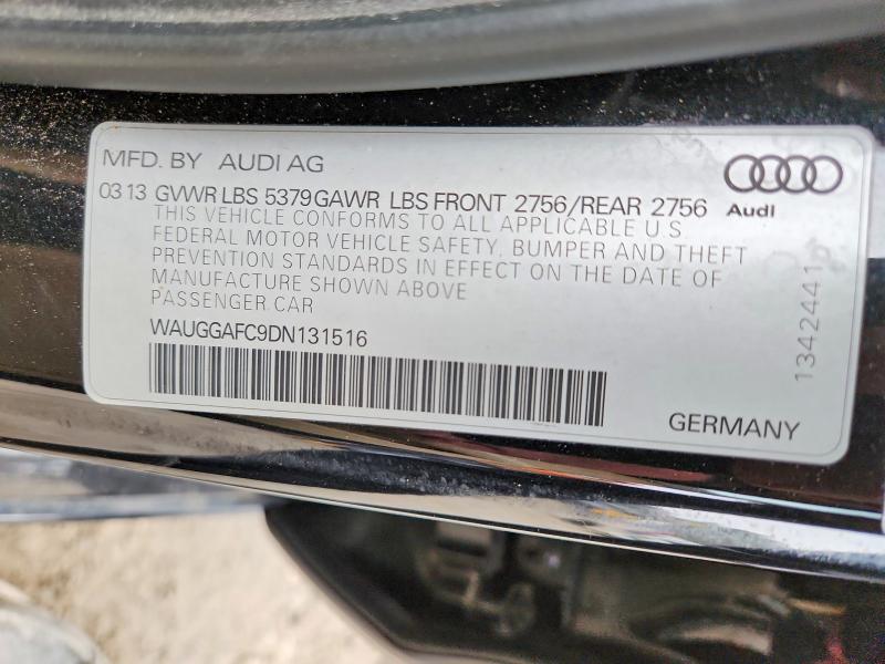 Продажа на аукционе авто 2013 Audi A6, vin: WAUGGAFC9DN131516, номер лота: 77287325