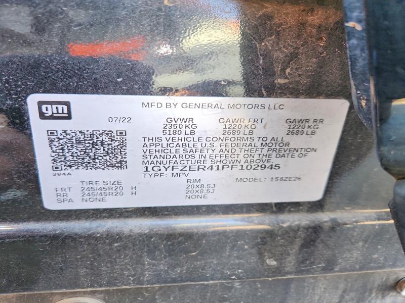 Продажа на аукционе авто 2023 Cadillac Xt4, vin: 1GYFZER41PF102945, номер лота: 78294445