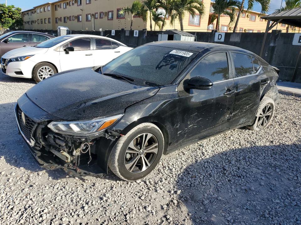 78091905 :رقم المزاد ، 3N1AB8CV6MY283958 vin ، 2021 Nissan Sentra مزاد بيع