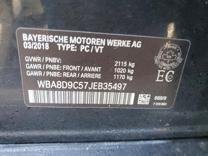 Продаж на аукціоні авто 2018 Bmw 330, vin: WBA8D9C57JEB35497, номер лоту: 79025325