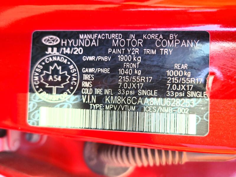 Продажа на аукционе авто 2021 Hyundai Kona, vin: KM8K6CAA8MU628253, номер лота: 77370865