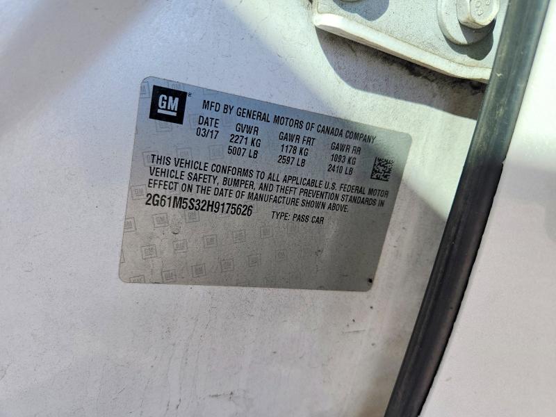 Продажа на аукционе авто 2017 Cadillac Xts, vin: 2G61M5S32H9175626, номер лота: 75535815