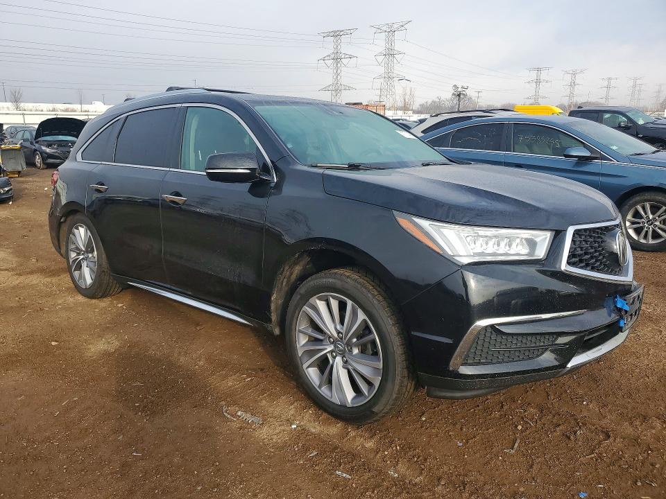 2017 Acura Mdx მანქანა იყიდება აუქციონზე, vin: 5FRYD4H50HB034563, აუქციონის ნომერი: 77714825