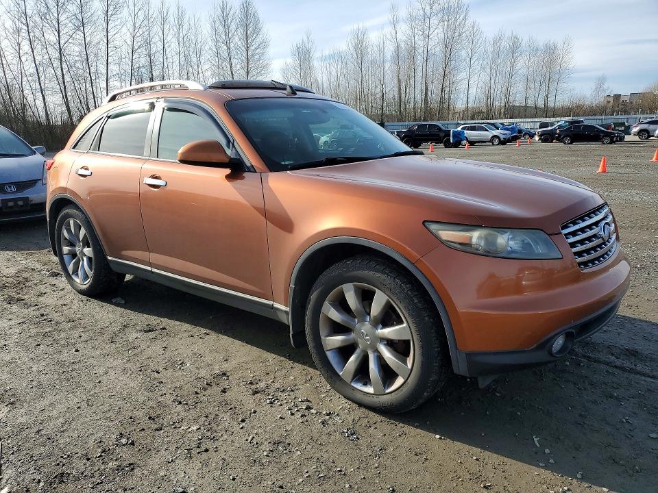 76352025 :رقم المزاد ، JNRAS08W14X203466 vin ، 2004 Infiniti Fx35 مزاد بيع