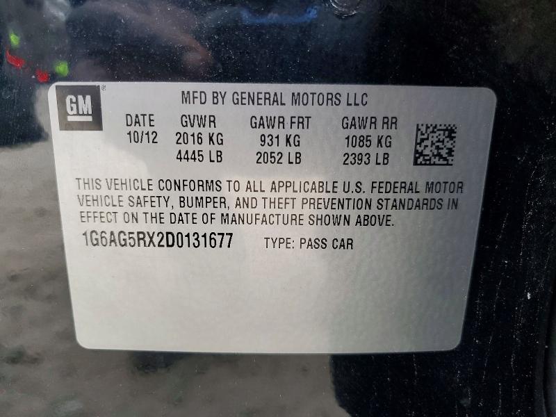 Продажа на аукционе авто 2013 Cadillac Ats, vin: 1G6AG5RX2D0131677, номер лота: 79031325
