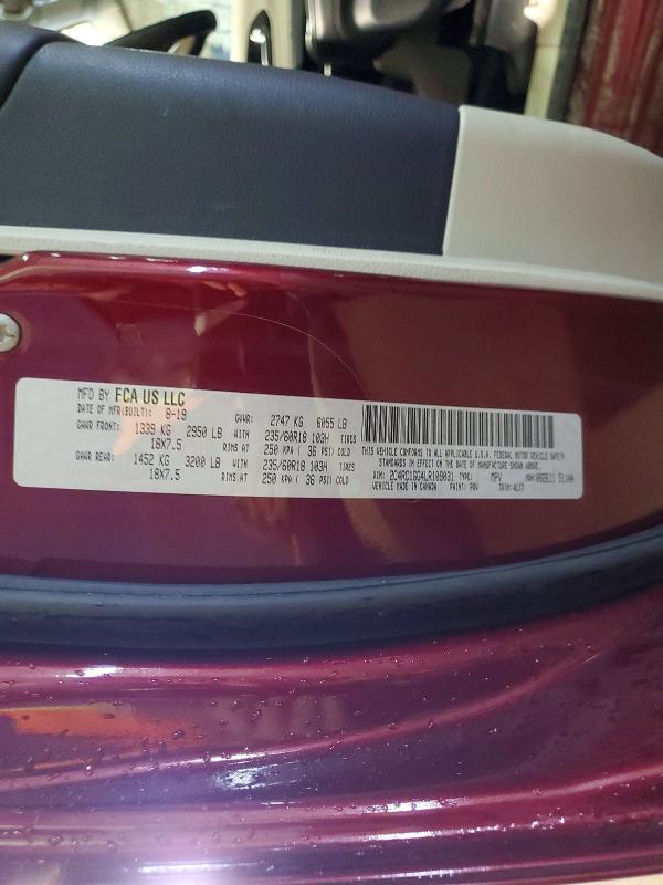 Aukcja sprzedaży 2020 Chrysler Pacifica, vin: 2C4RC1GG4LR109031, numer aukcji: 78661555