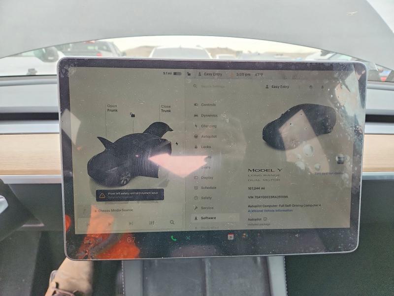 Продажа на аукционе авто 2024 Tesla Model Y, vin: 7SAYGDEE6RA251095, номер лота: 76491075