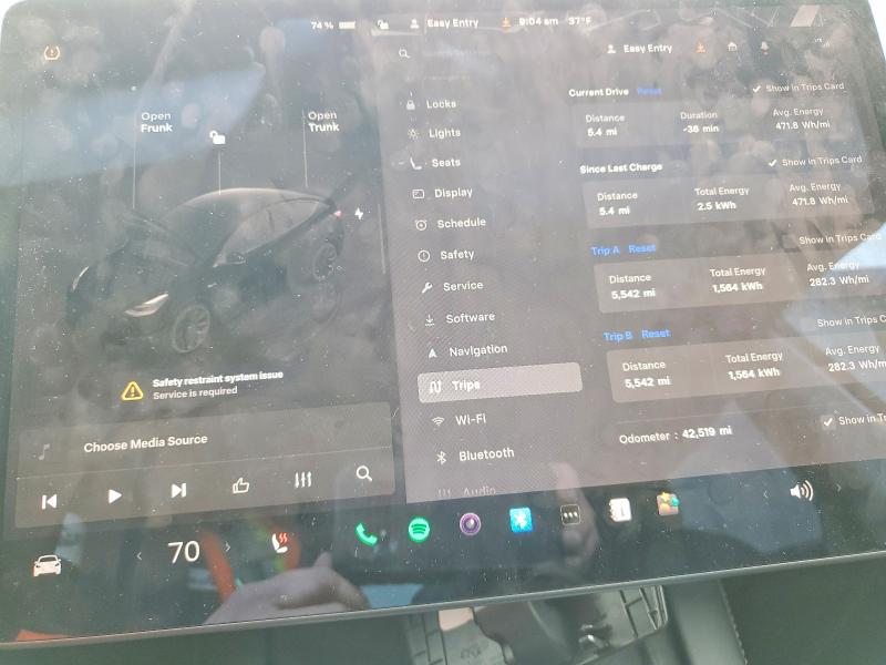 Aukcja sprzedaży 2022 Tesla Model Y, vin: 7SAYGDEE7NF421123, numer aukcji: 74368805