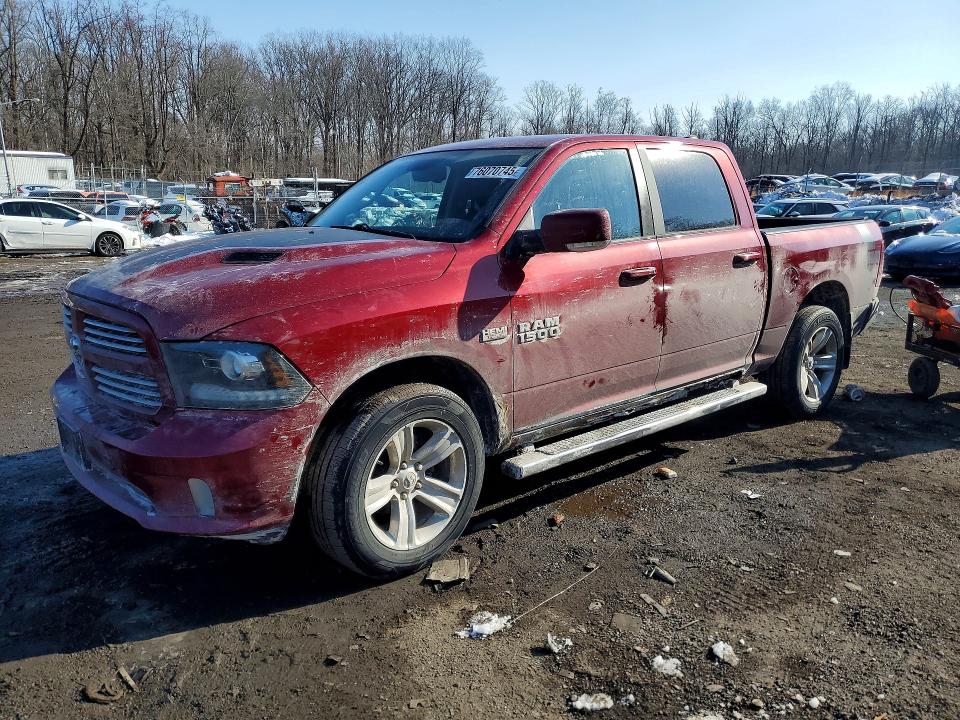 Aukcja sprzedaży 2013 Ram 1500 Sport, vin: 1C6RR7MT6DS615731, numer aukcji: 76070745