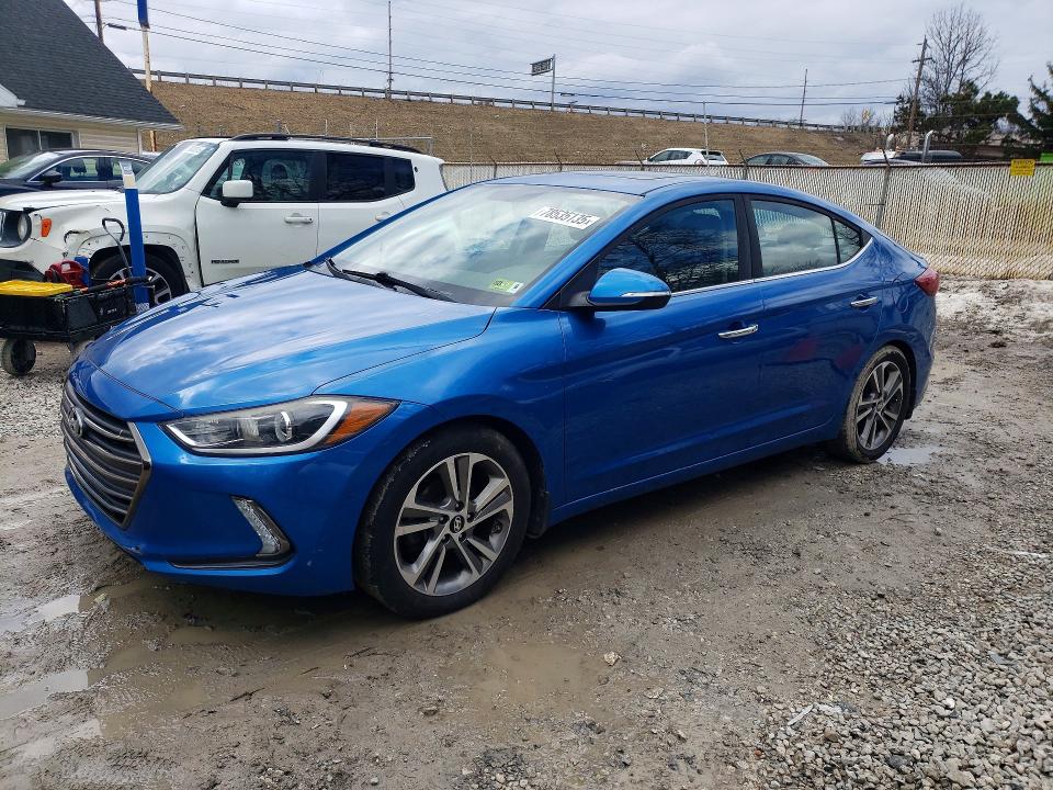 2017 Hyundai Elantra მანქანა იყიდება აუქციონზე, vin: 5NPD84LF5HH163808, აუქციონის ნომერი: 78535135