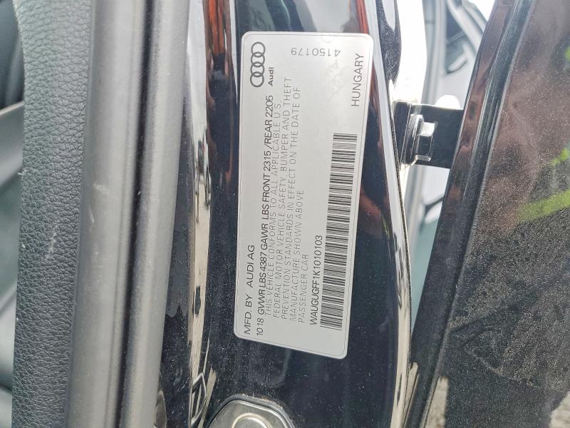 Продажа на аукционе авто 2019 Audi A3, vin: WAUGUGFF1K1010103, номер лота: 76658025