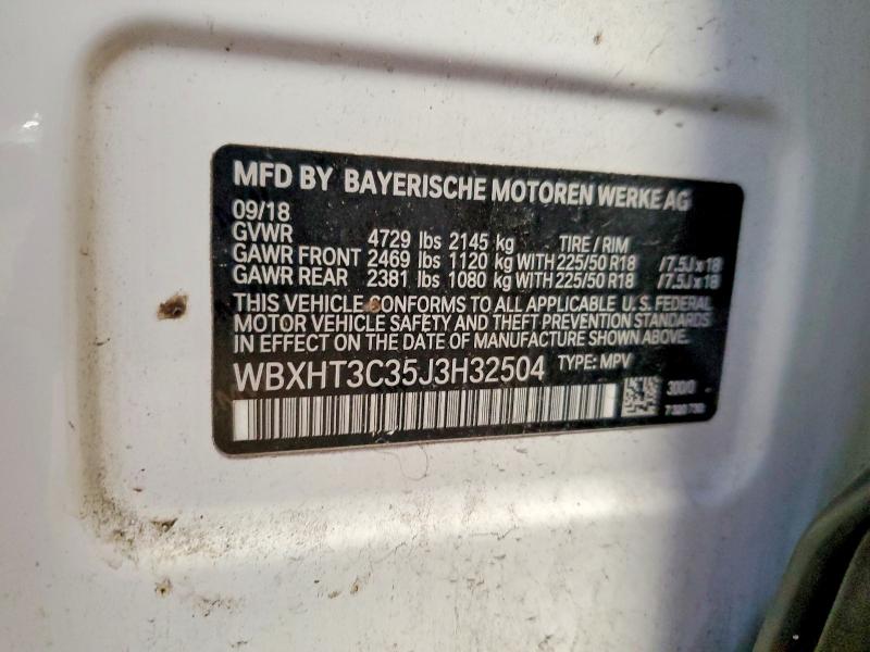 Продаж на аукціоні авто 2018 Bmw X1, vin: WBXHT3C35J3H32504, номер лоту: 76517445