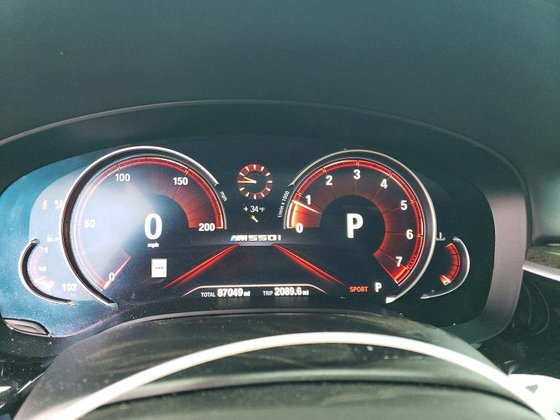 2018 Bmw M550xi მანქანა იყიდება აუქციონზე, vin: WBAJB9C56JB287177, აუქციონის ნომერი: 77918975