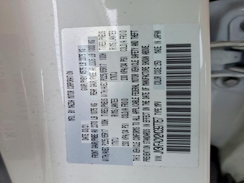 Продажа на аукционе авто 2021 Mazda Cx-5, vin: JM3KFACM2M0397767, номер лота: 77813595