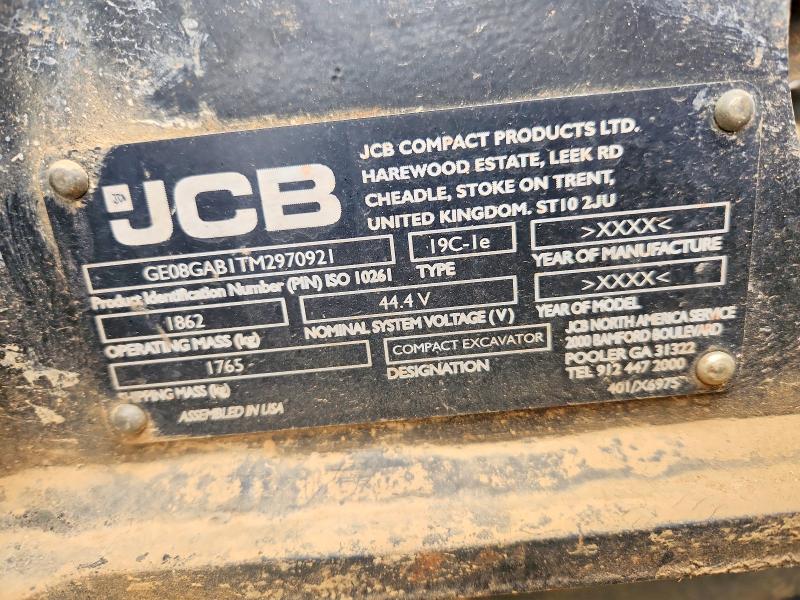 2021 Jcb Tractor მანქანა იყიდება აუქციონზე, vin: GE08GAB1TM2970921, აუქციონის ნომერი: 78122595