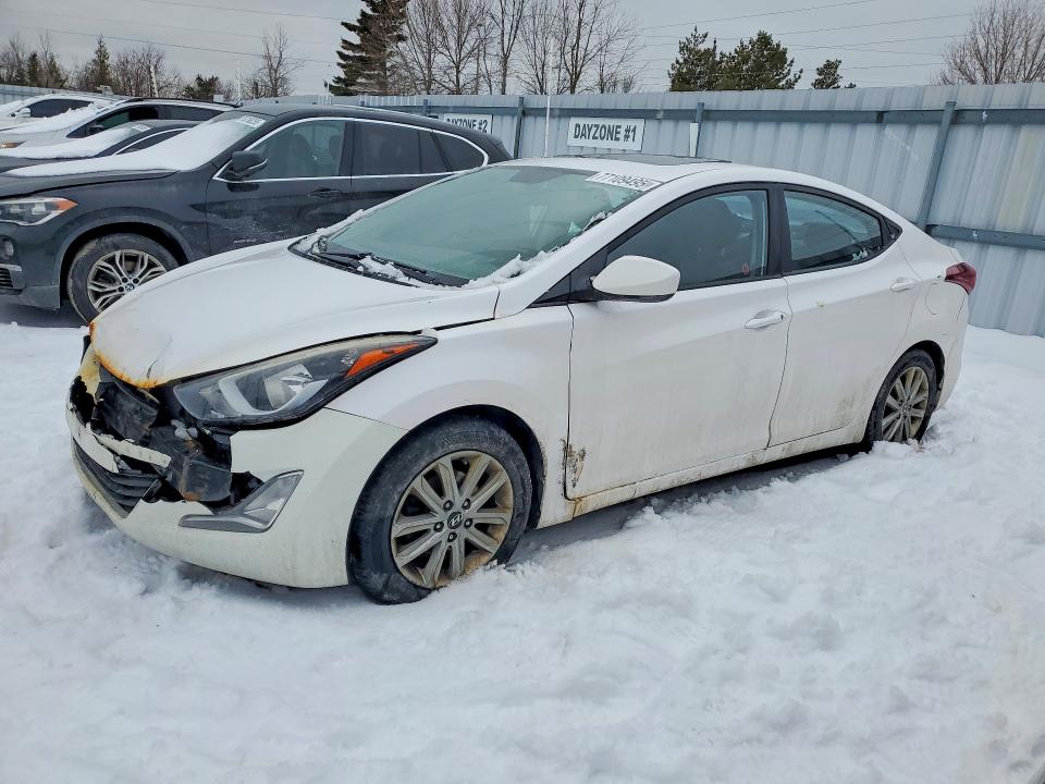 Auction sale of the 2015 Hyundai Elantra, vin: KMHDH4AE3FU325587, lot number: 77109495