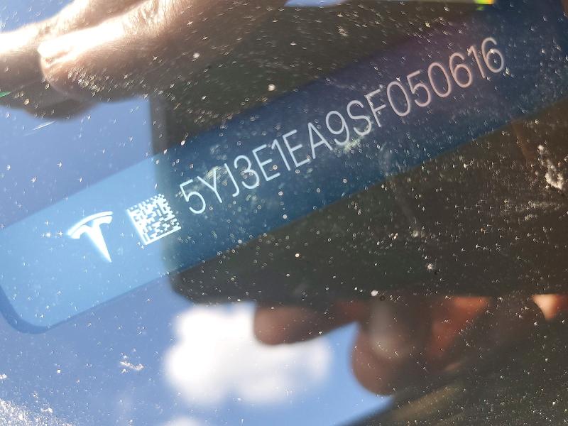 Продаж на аукціоні авто 2025 Tesla Model 3, vin: 5YJ3E1EA9SF050616, номер лоту: 75723115