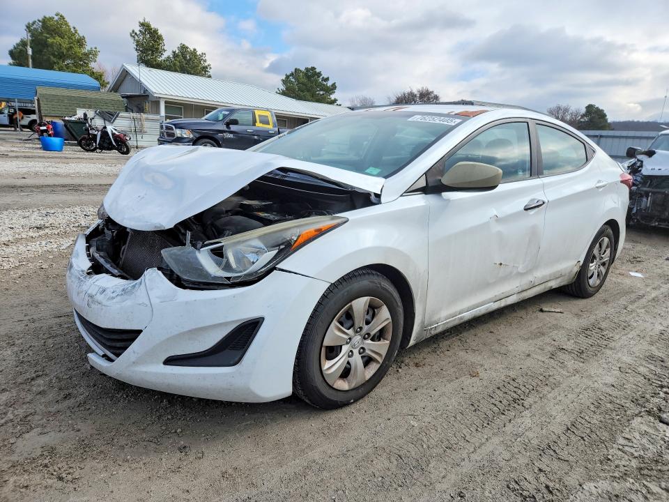 2016 Hyundai Elantra მანქანა იყიდება აუქციონზე, vin: 5NPDH4AEXGH700505, აუქციონის ნომერი: 76252405