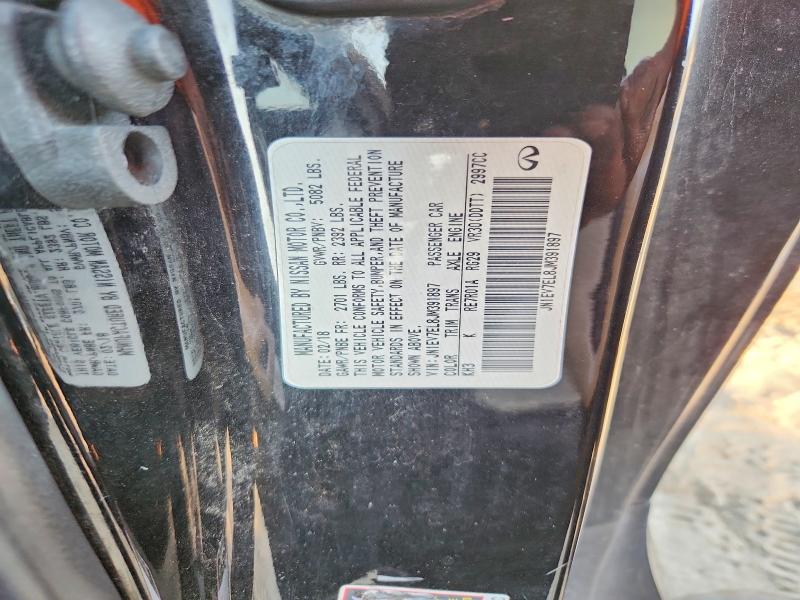 Aukcja sprzedaży 2018 Infiniti Q60, vin: JN1EV7EL8JM391897, numer aukcji: 75582135